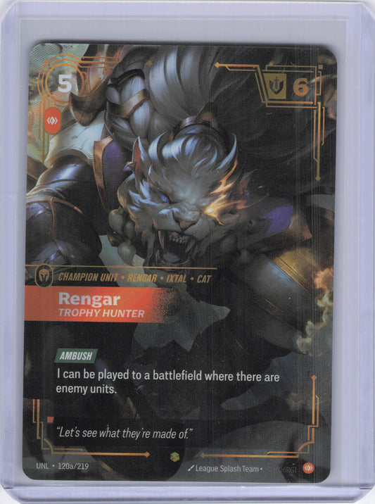 Rengar - Trophy Hunter (Alternate Art) - Unleashed (UNL)