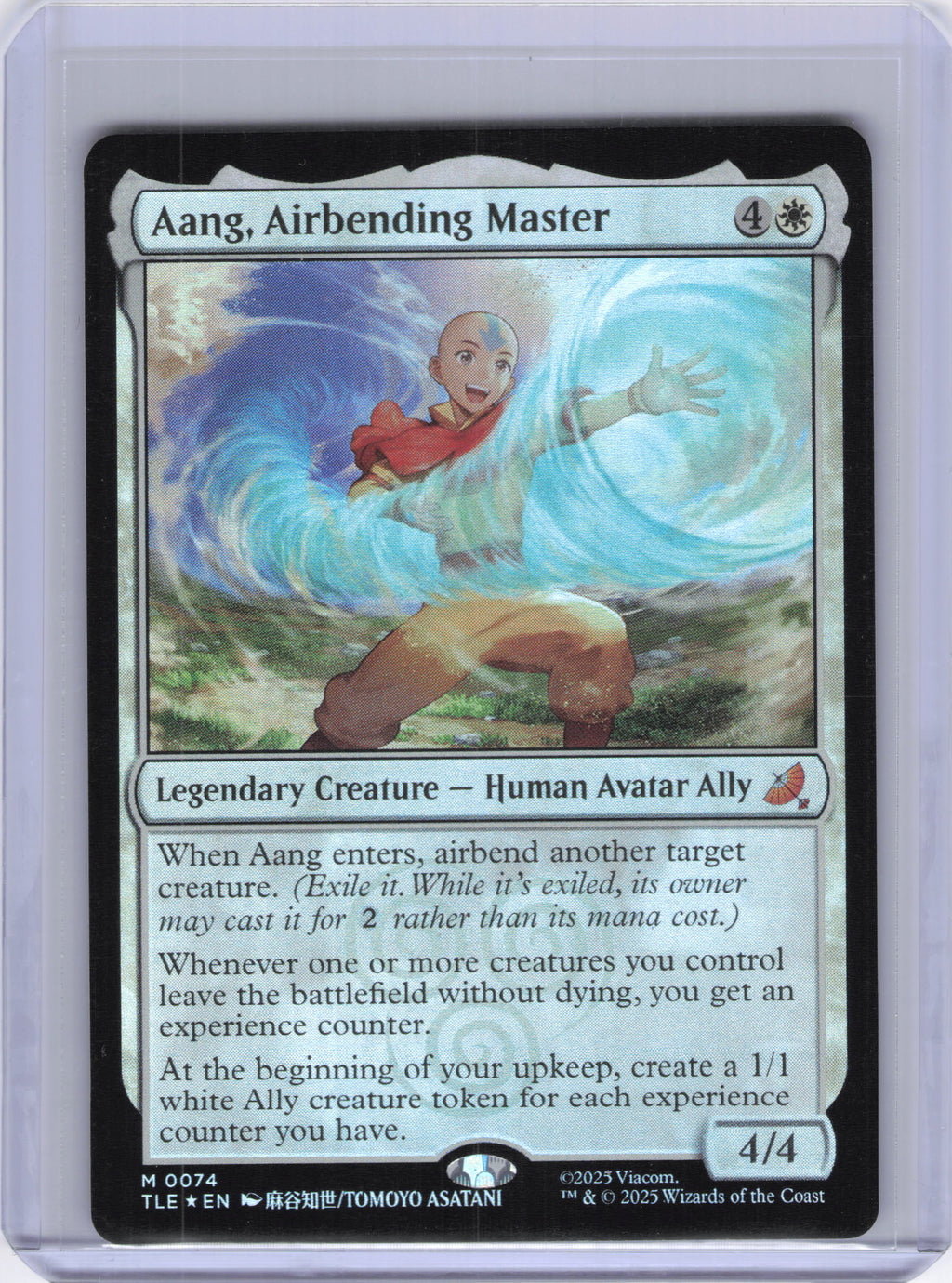 Aang, Airbending Master - Avatar: The Last Airbender: Eternal-Legal (TLE) (Foil)