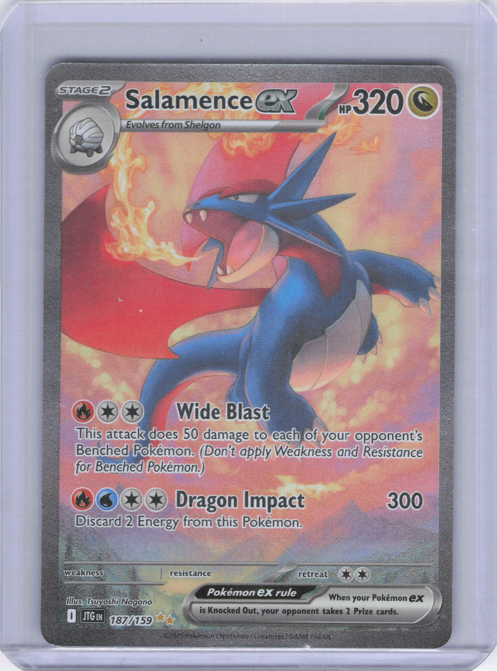 Salamence ex - 187/159 - SV09: Journey Together (JTG)