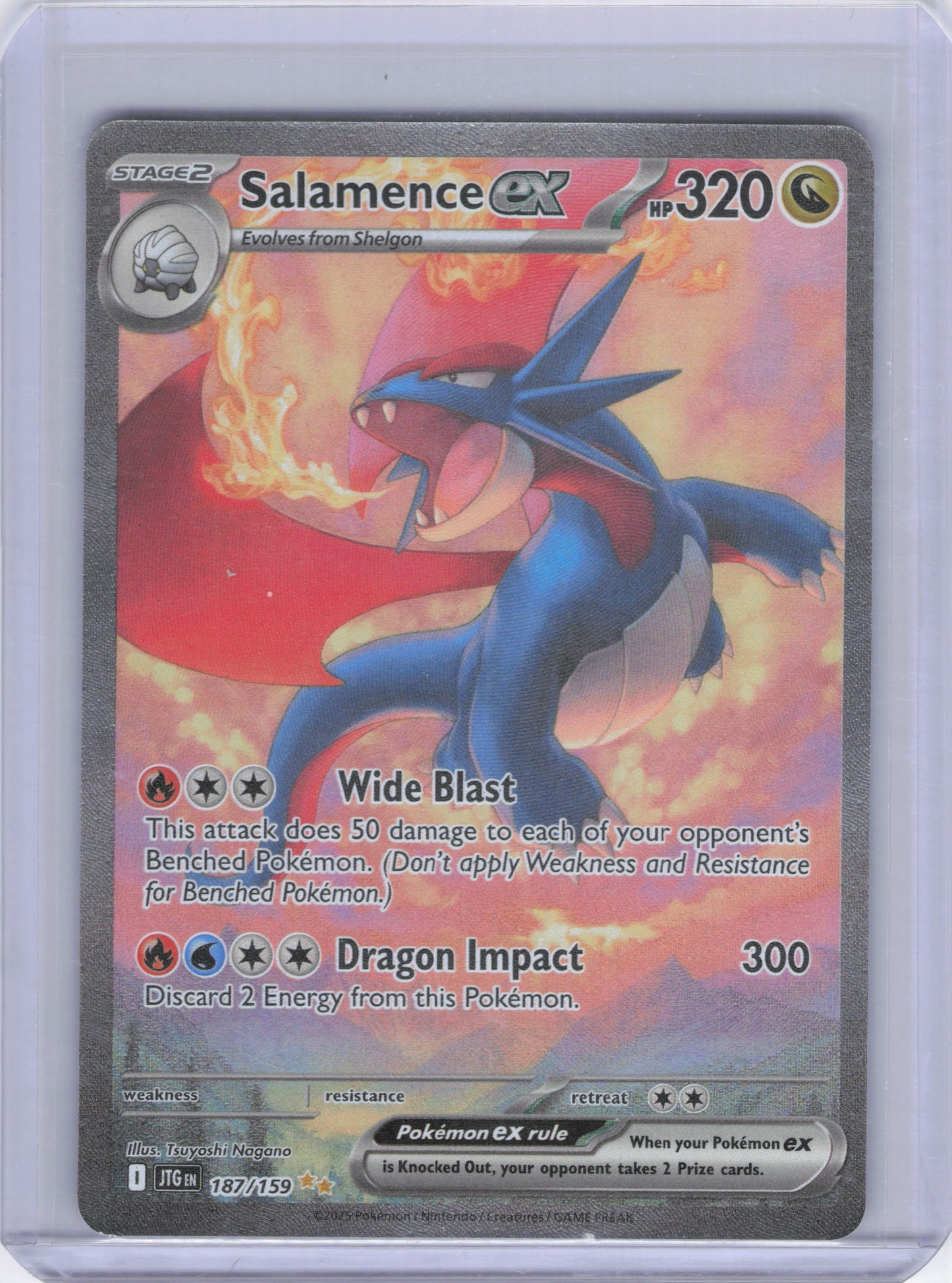Salamence ex - 187/159 - SV09: Journey Together (JTG)