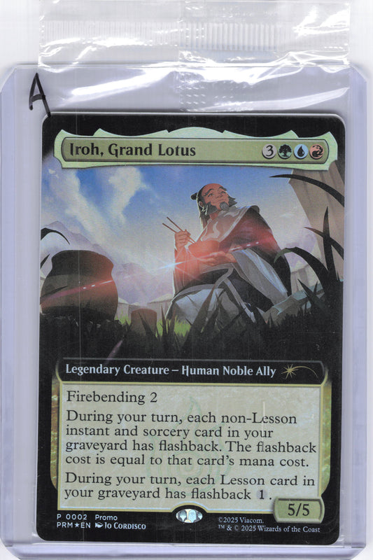 Iroh, Grand Lotus (Extended Art) (Foil) - Unique and Miscellaneous Promos (UMP)