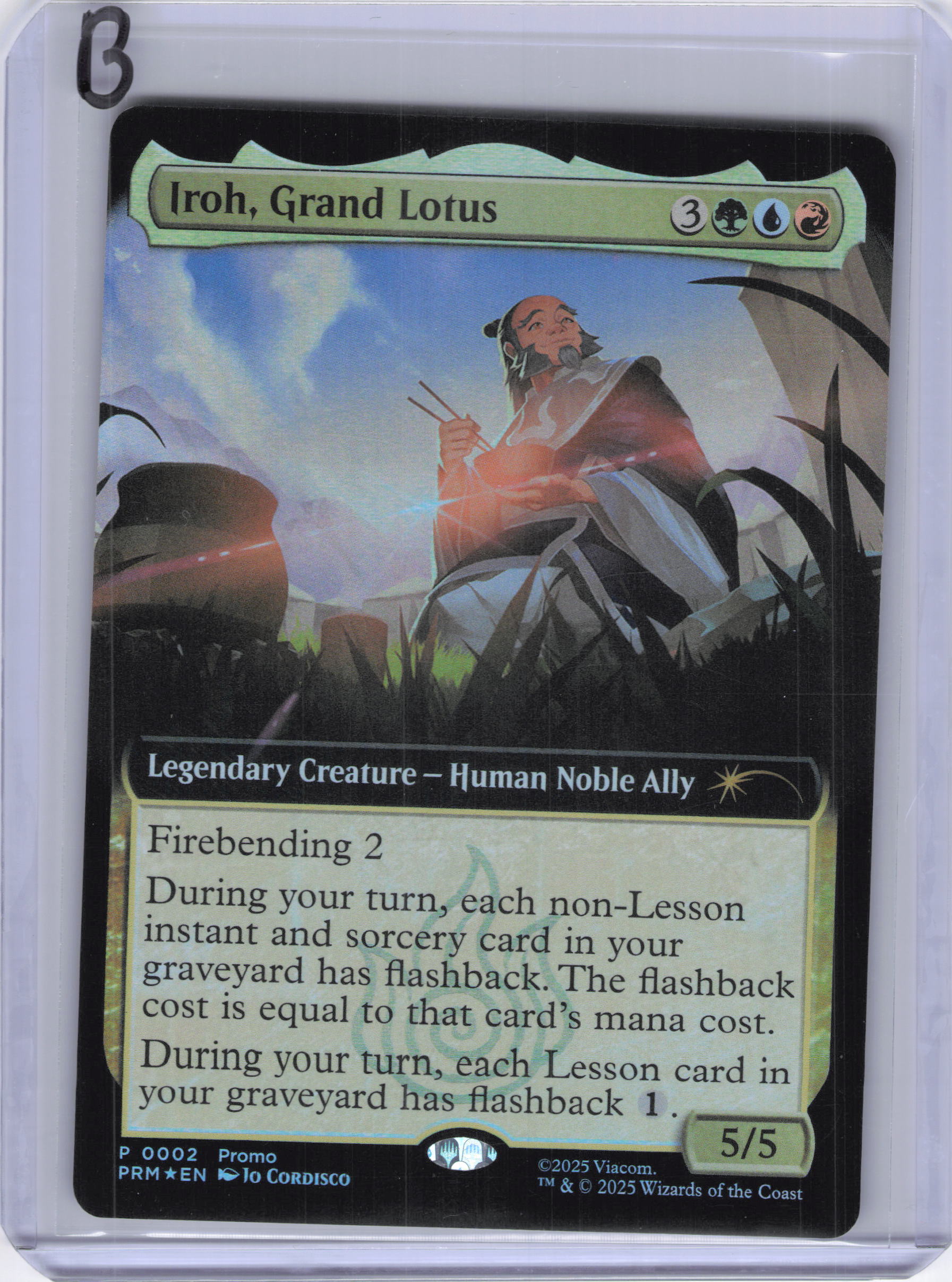 Iroh, Grand Lotus (Extended Art) (Foil) - Unique and Miscellaneous Promos (UMP)