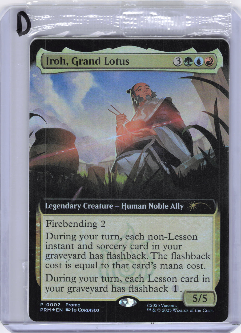 Iroh, Grand Lotus (Extended Art) (Foil) - Unique and Miscellaneous Promos (UMP)