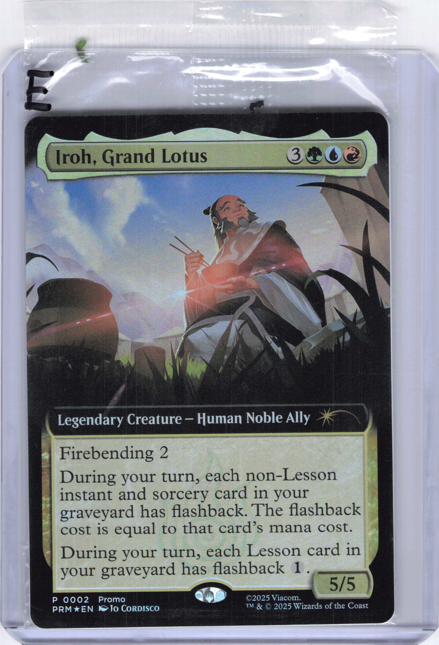 Iroh, Grand Lotus (Extended Art) (Foil) - Unique and Miscellaneous Promos (UMP)