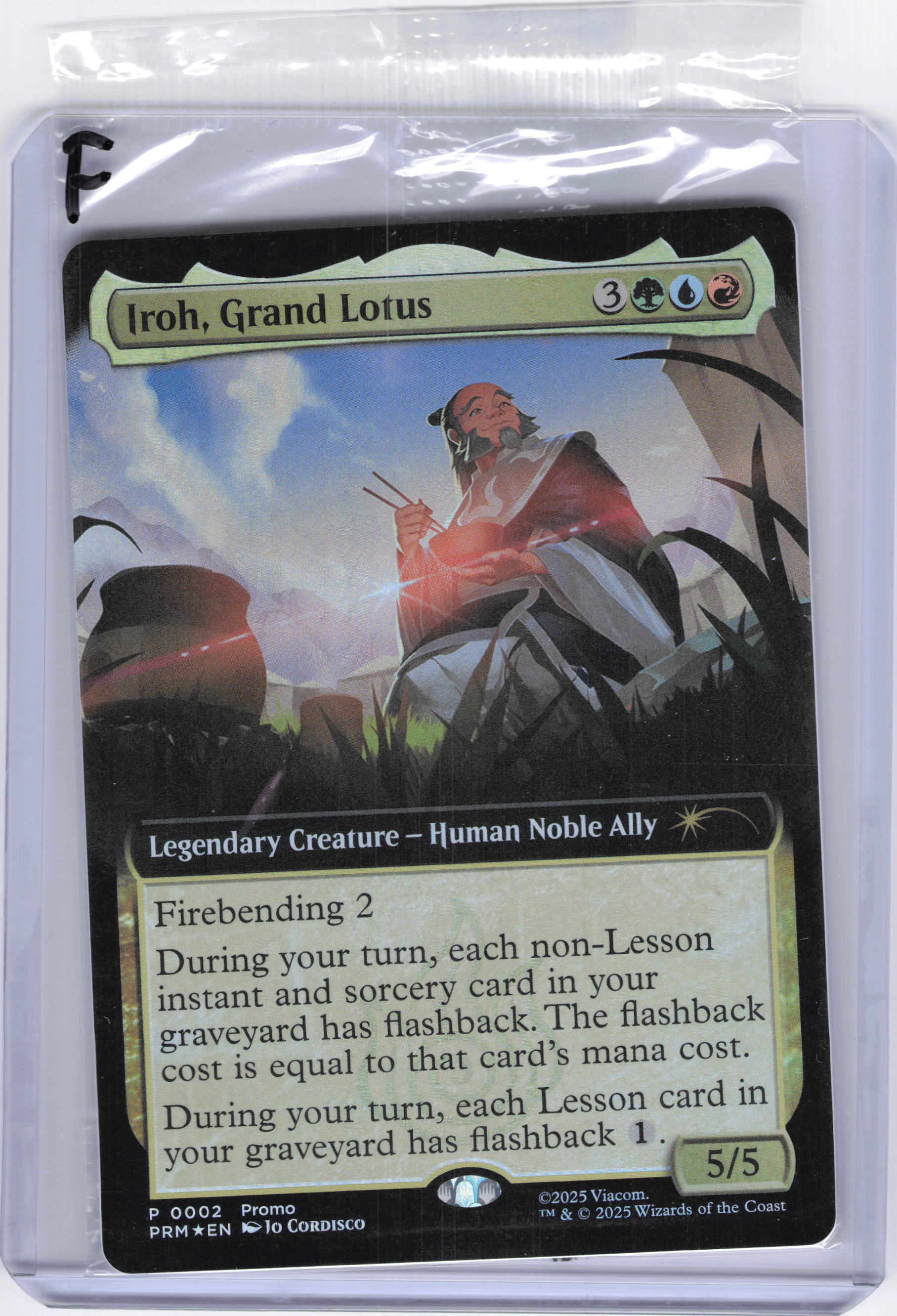 Iroh, Grand Lotus (Extended Art) (Foil) - Unique and Miscellaneous Promos (UMP)