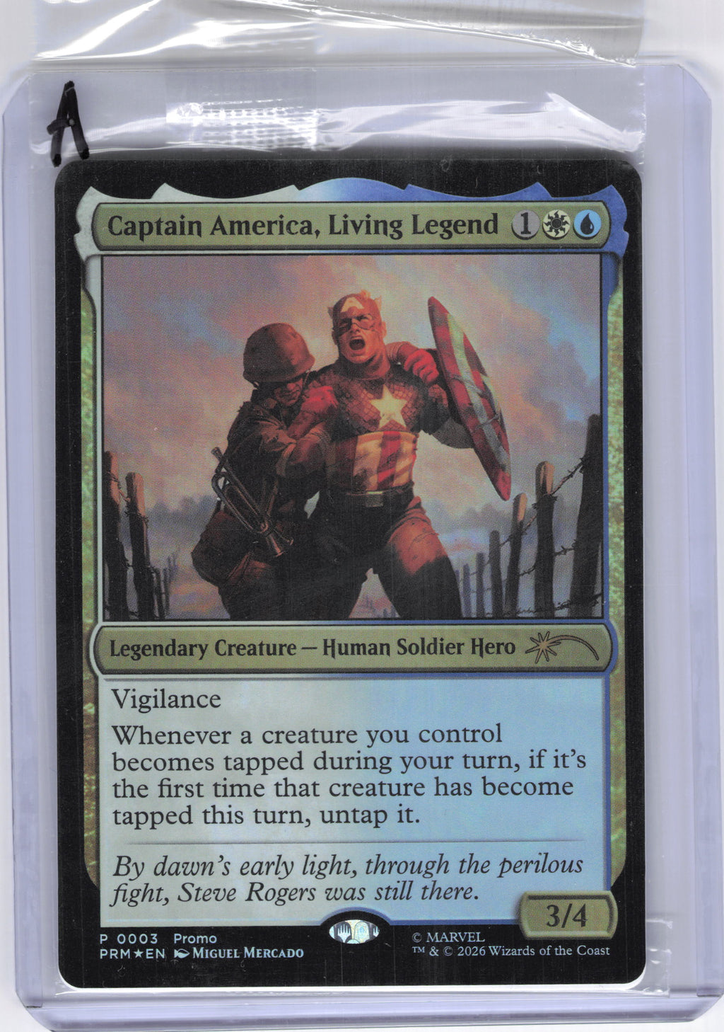 Captain America, Living Legend (Foil) - Media Promos (MEDIA)
