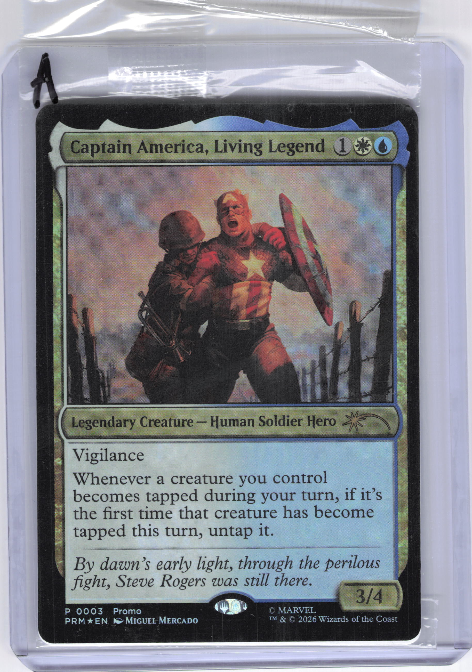 Captain America, Living Legend (Foil) - Media Promos (MEDIA)