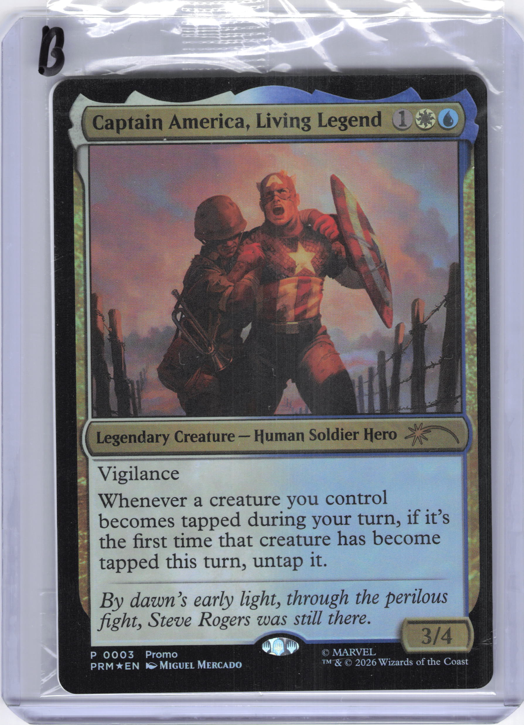 Captain America, Living Legend (Foil) - Media Promos (MEDIA)