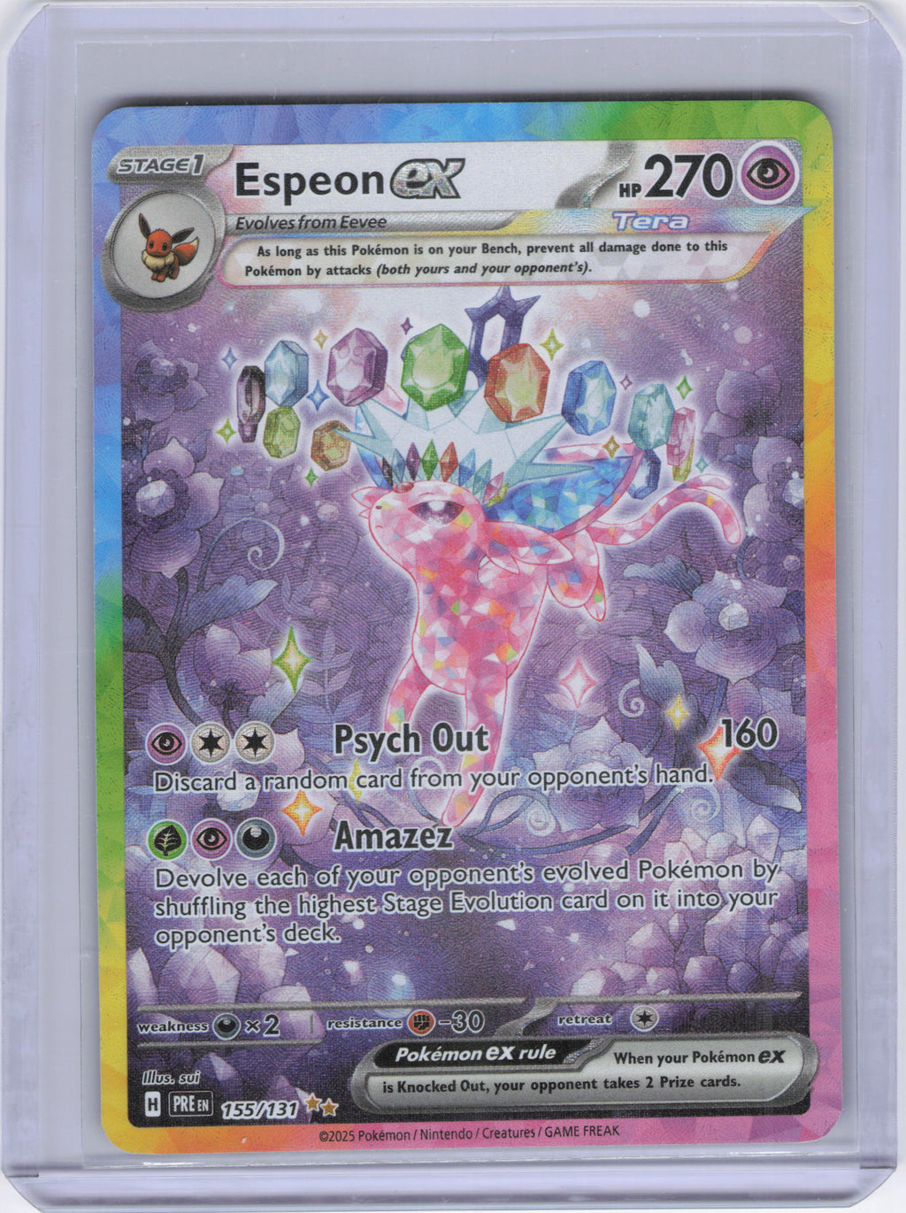 Espeon ex - 155/131 - SV: Prismatic Evolutions (PRE)