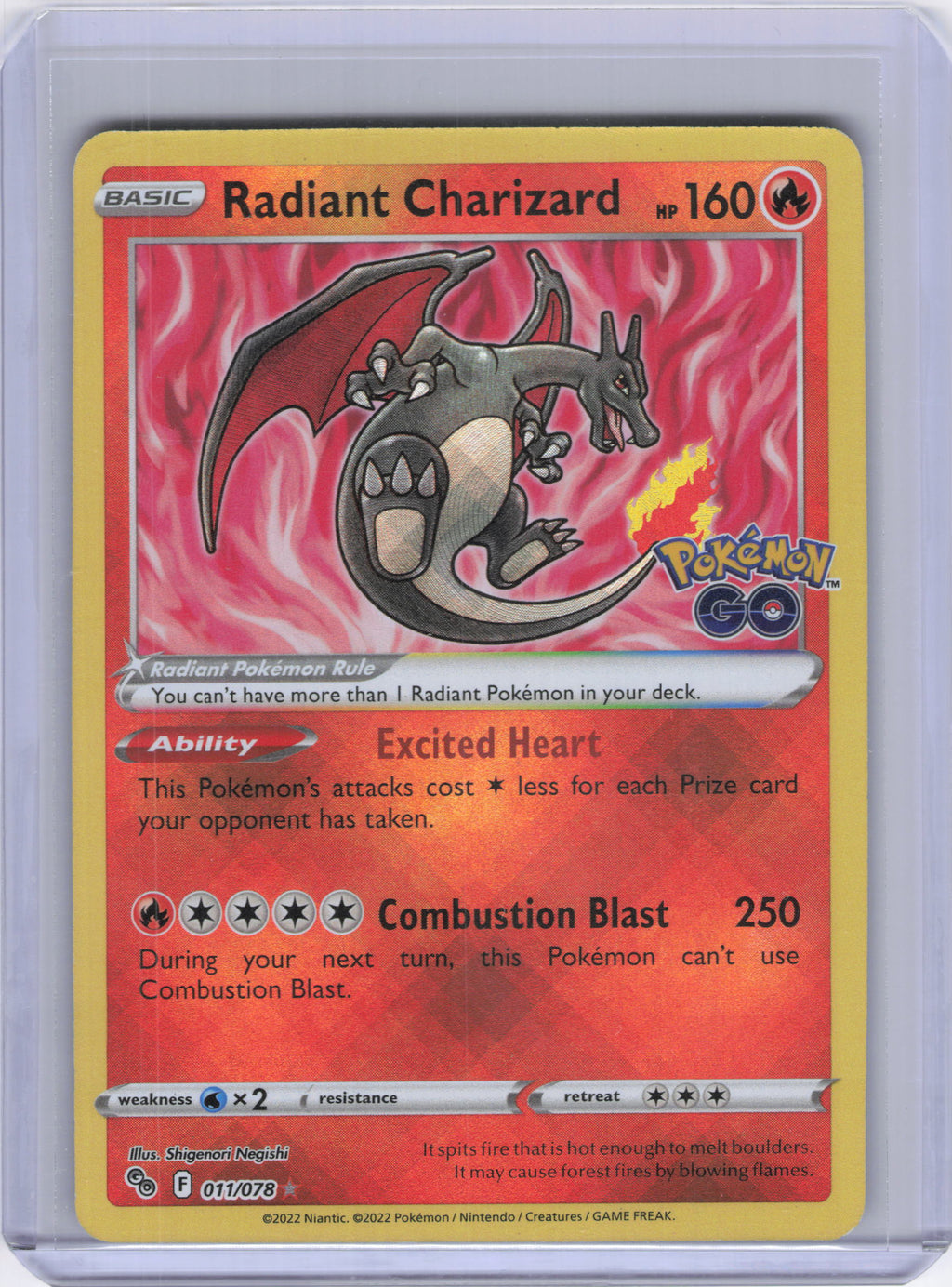 Radiant Charizard - Pokemon GO (PGO)