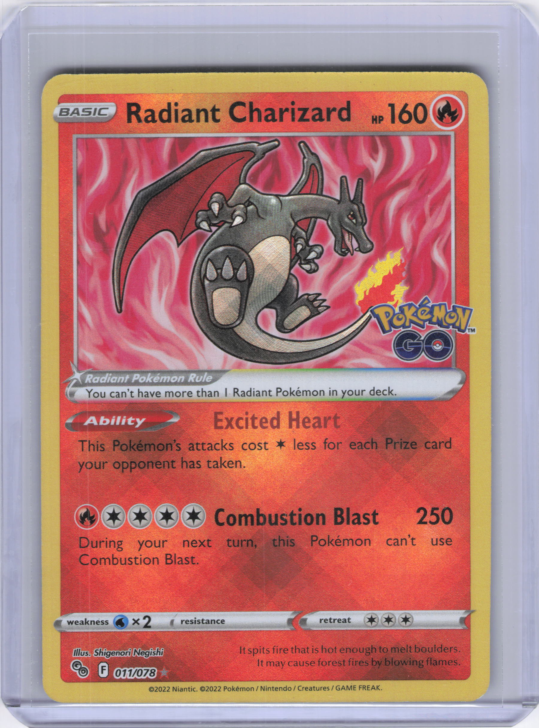 Radiant Charizard - Pokemon GO (PGO)