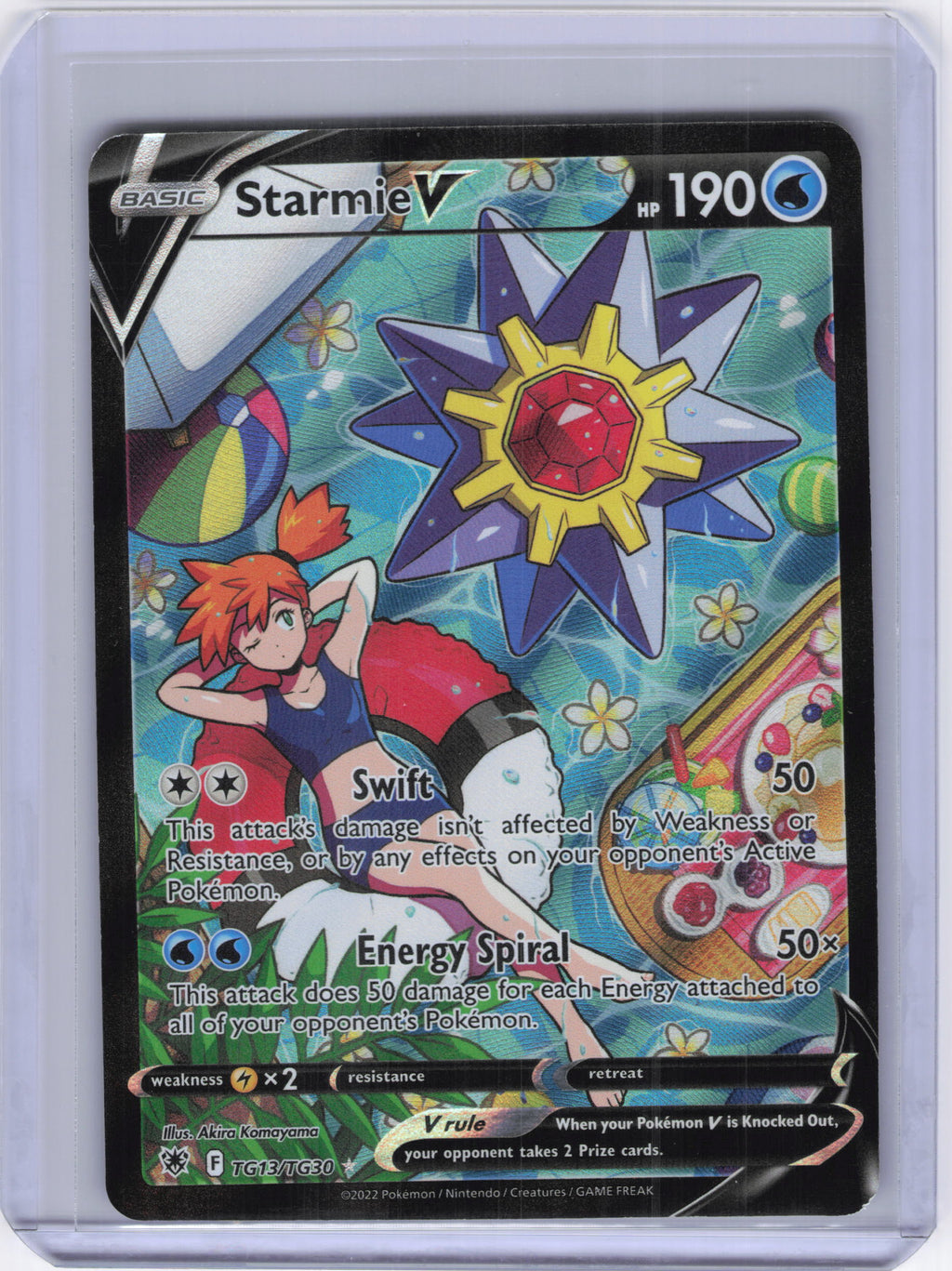 Starmie V - SWSH10: Astral Radiance Trainer Gallery (SWSH10:TG)