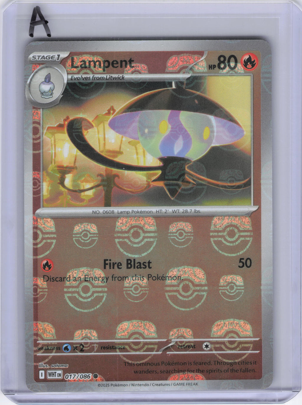 Lampent (Master Ball Pattern) - SV: White Flare (WHT)