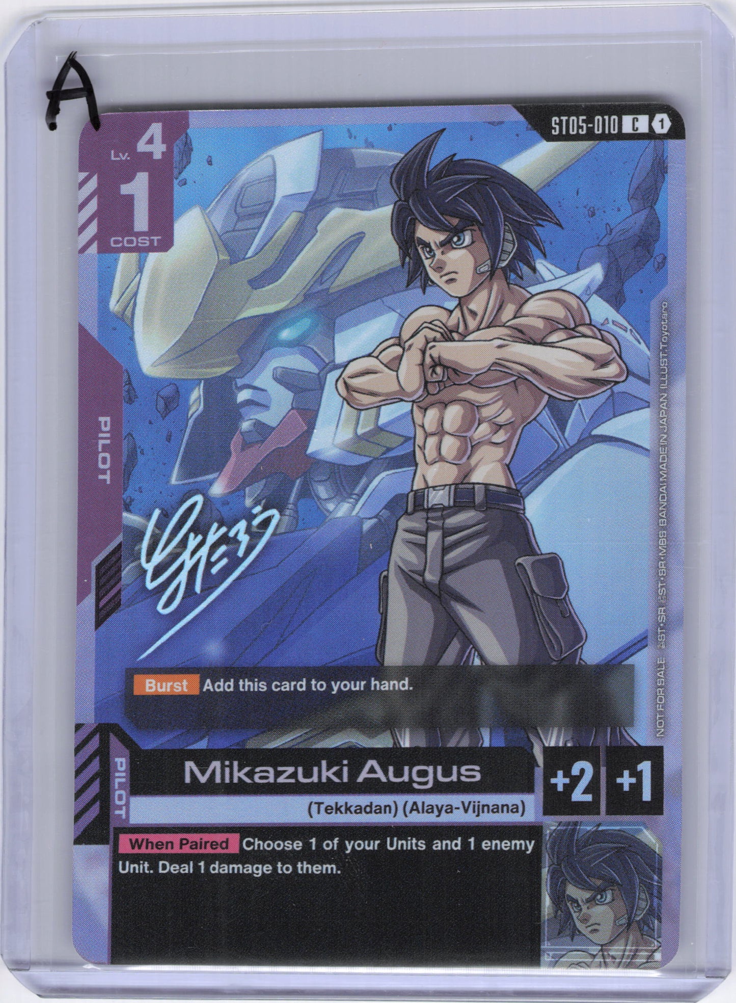 Mikazuki Augus (Event Promo) - Gundam Promotional Cards (GCG-PR)