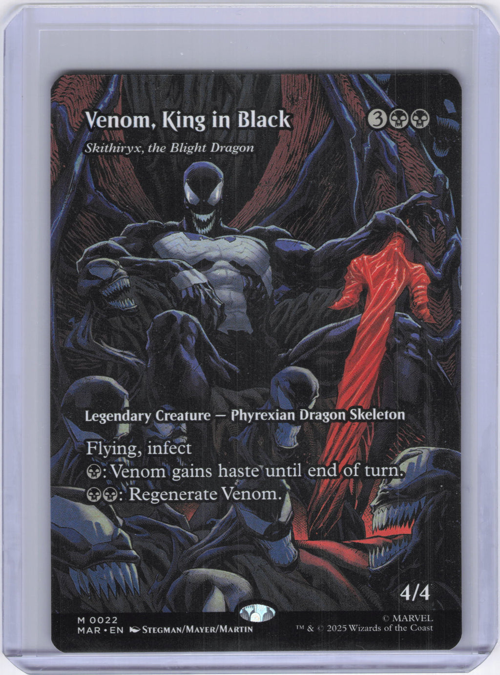 Venom, King in Black - Skithiryx, the Blight Dragon (Borderless) - Marvel Universe Eternal-Legal (MAR)