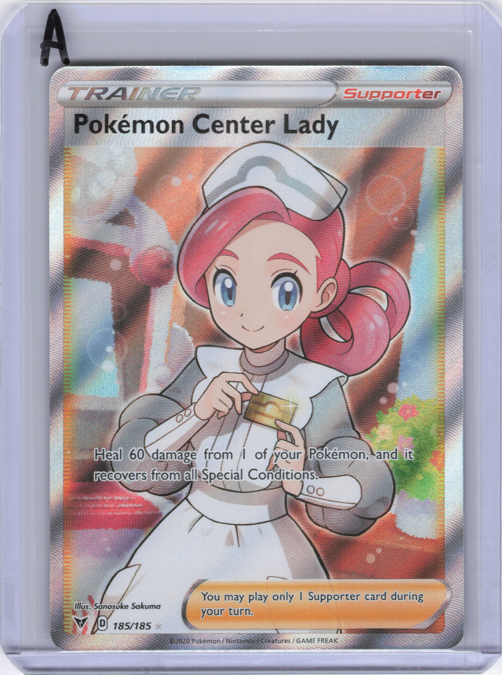 Pokemon Center Lady (Full Art) - SWSH04: Vivid Voltage (SWSH04)