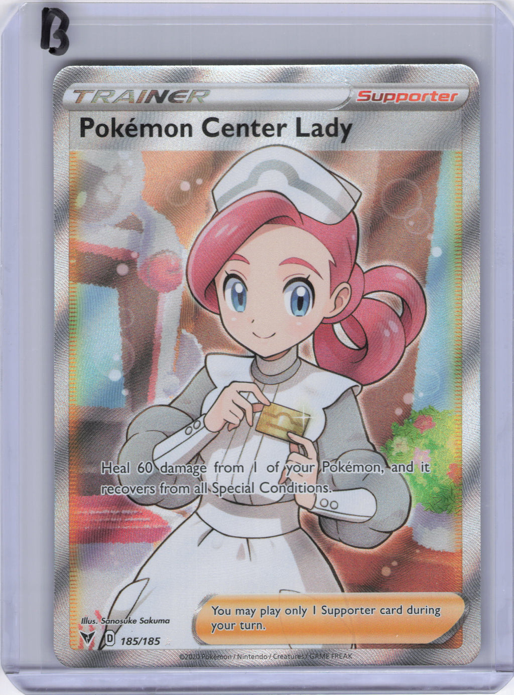 Pokemon Center Lady (Full Art) - SWSH04: Vivid Voltage (SWSH04)