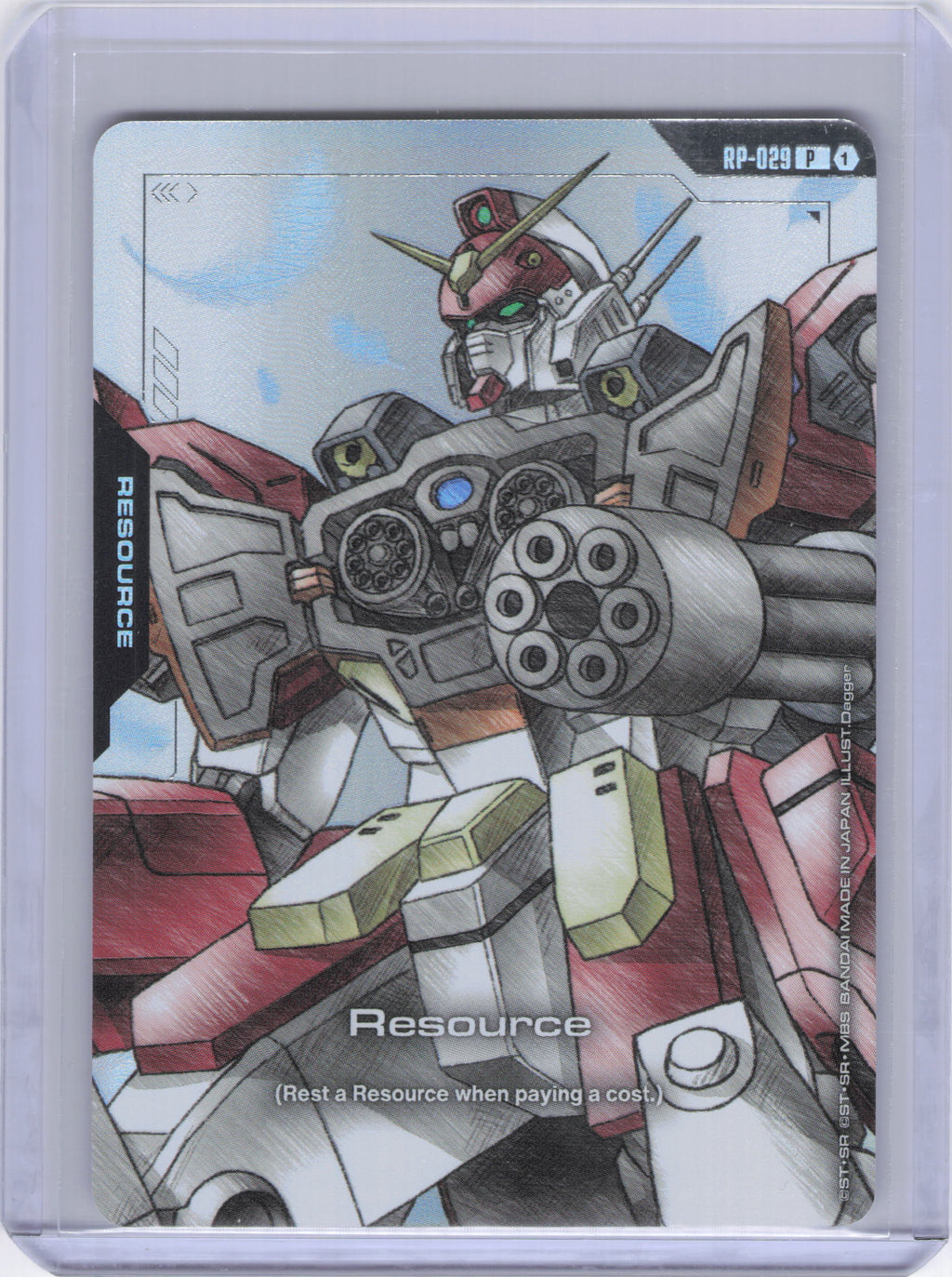 Resource (RP-029) (Premium Accessory Set - Mobile Suit Gundam Wing) - Promotional Resource Tokens (RP)