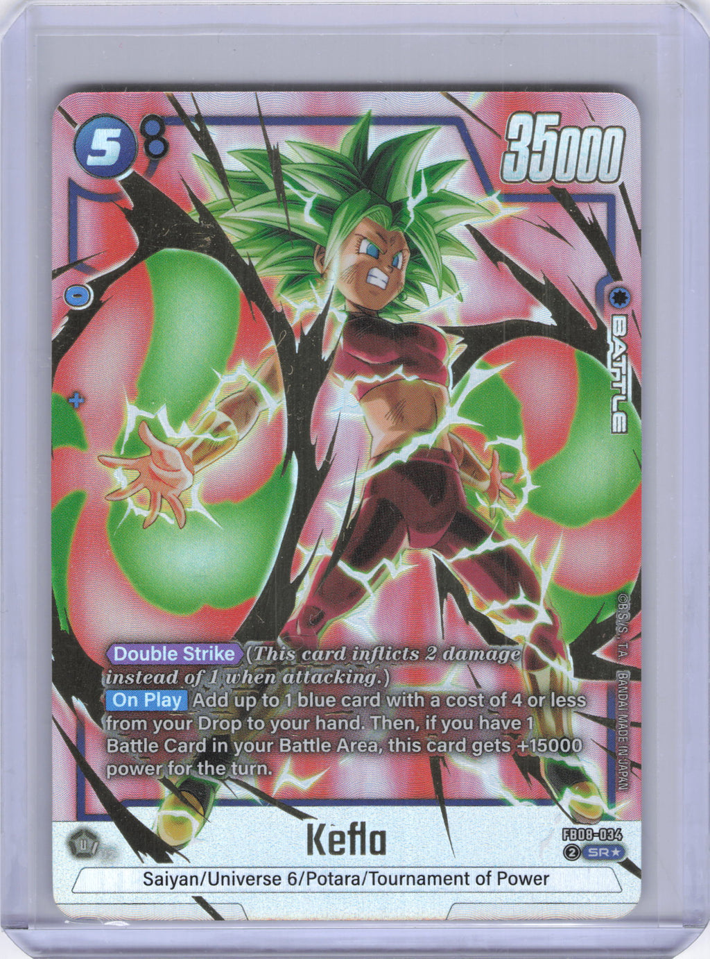Kefla - FB08-034 (Alternate Art) - Saiyan's Pride (FB08)