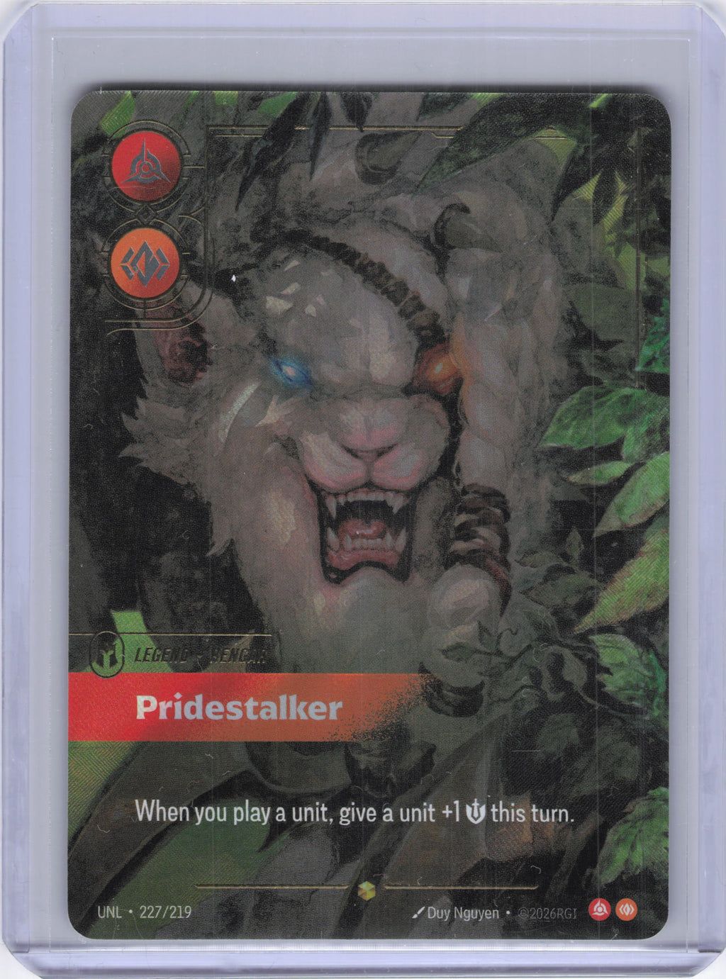Rengar - Pridestalker (Overnumbered) - Unleashed (UNL)