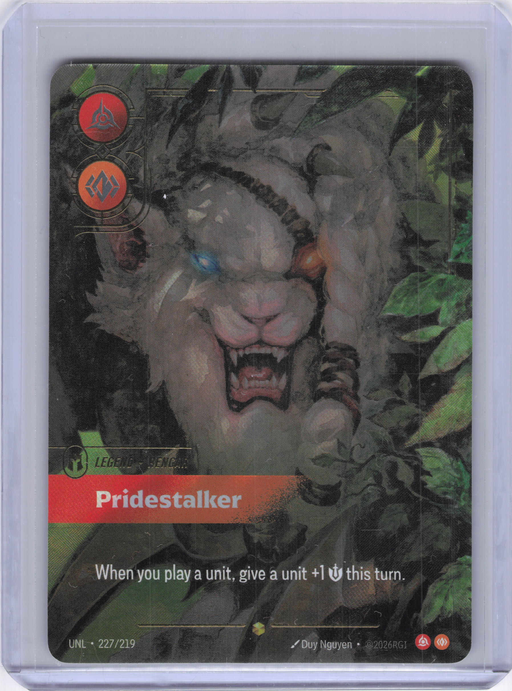Rengar - Pridestalker (Overnumbered) - Unleashed (UNL)