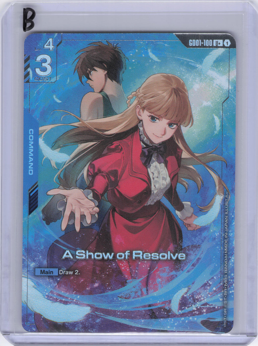 A Show of Resolve (U+) (PB01) - Gundam Promotional Cards (GCG-PR)