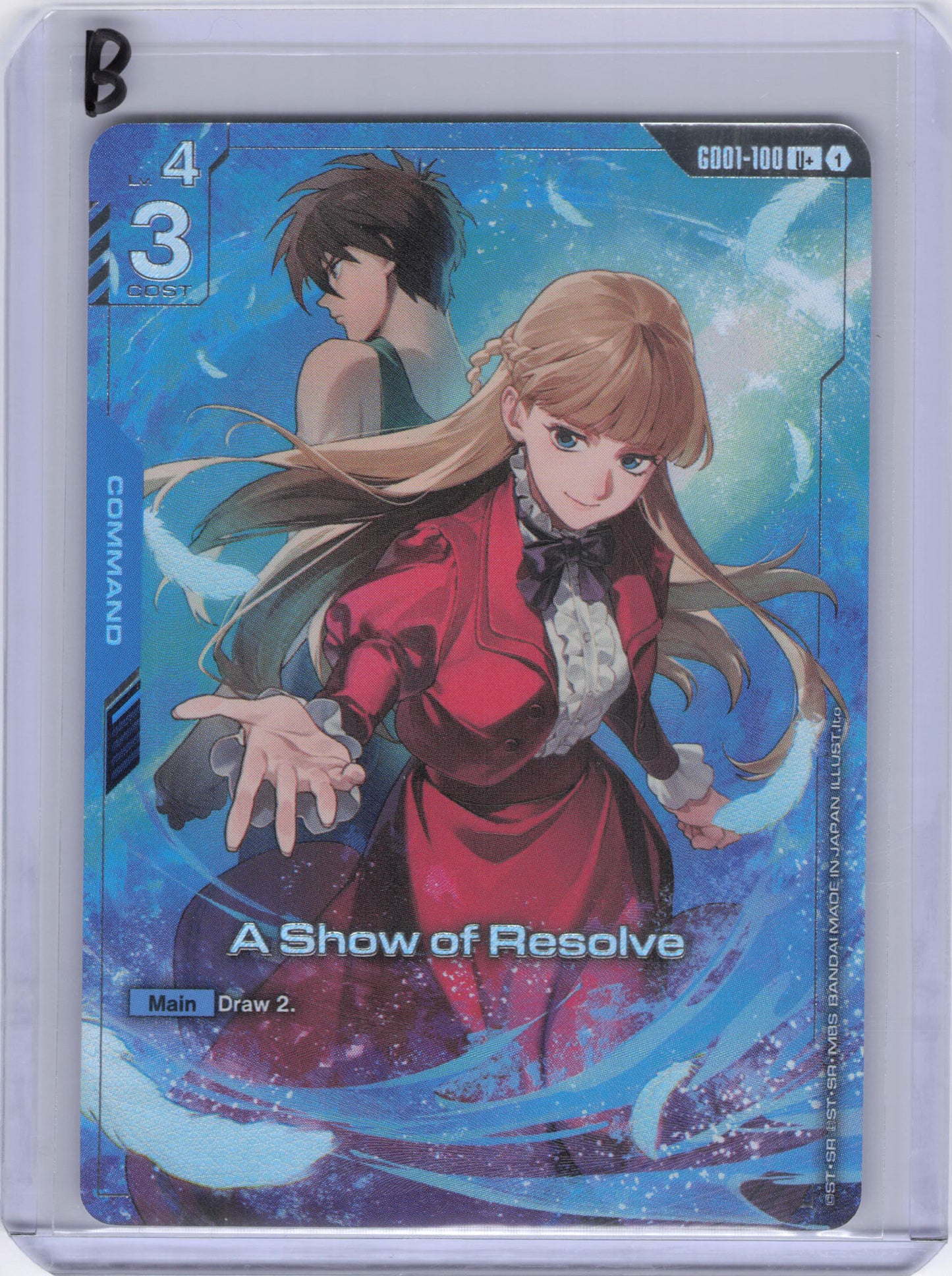 A Show of Resolve (U+) (PB01) - Gundam Promotional Cards (GCG-PR)