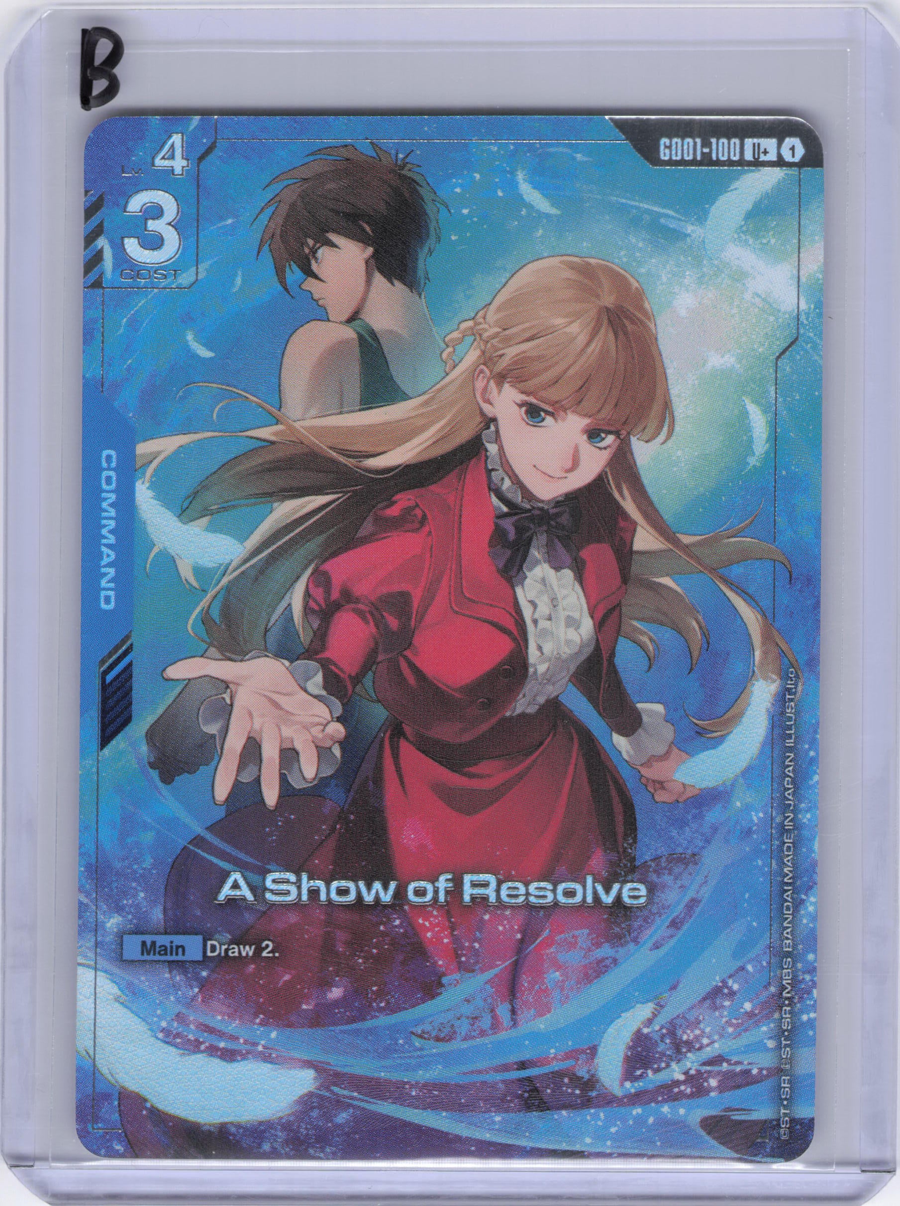 A Show of Resolve (U+) (PB01) - Gundam Promotional Cards (GCG-PR)