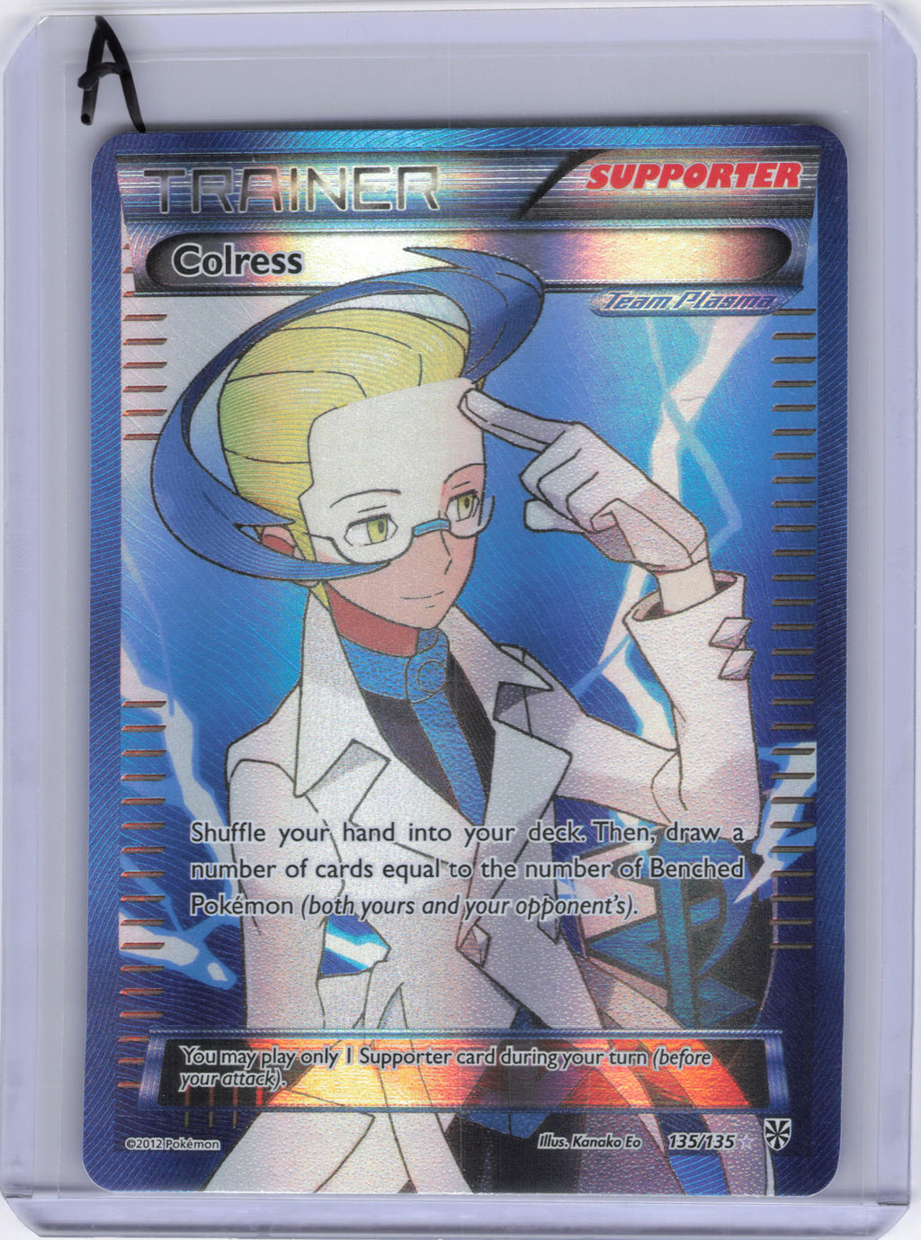 Colress (Team Plasma) (135 Full Art) - Plasma Storm (PLS)