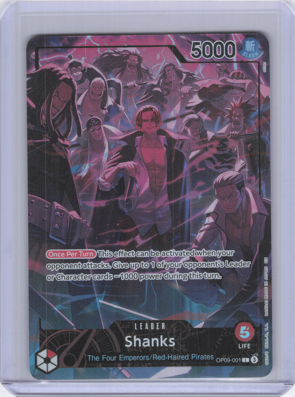 Shanks (English Version 2nd Anniversary Set) - One Piece Promotion Cards (OP-PR)