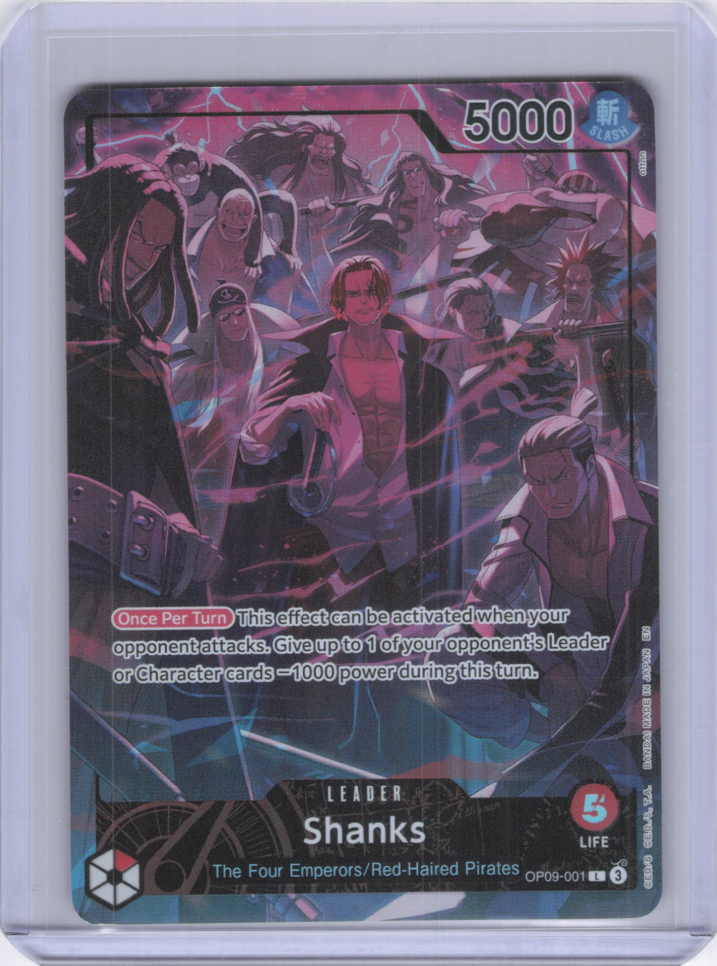 Shanks (English Version 2nd Anniversary Set) - One Piece Promotion Cards (OP-PR)