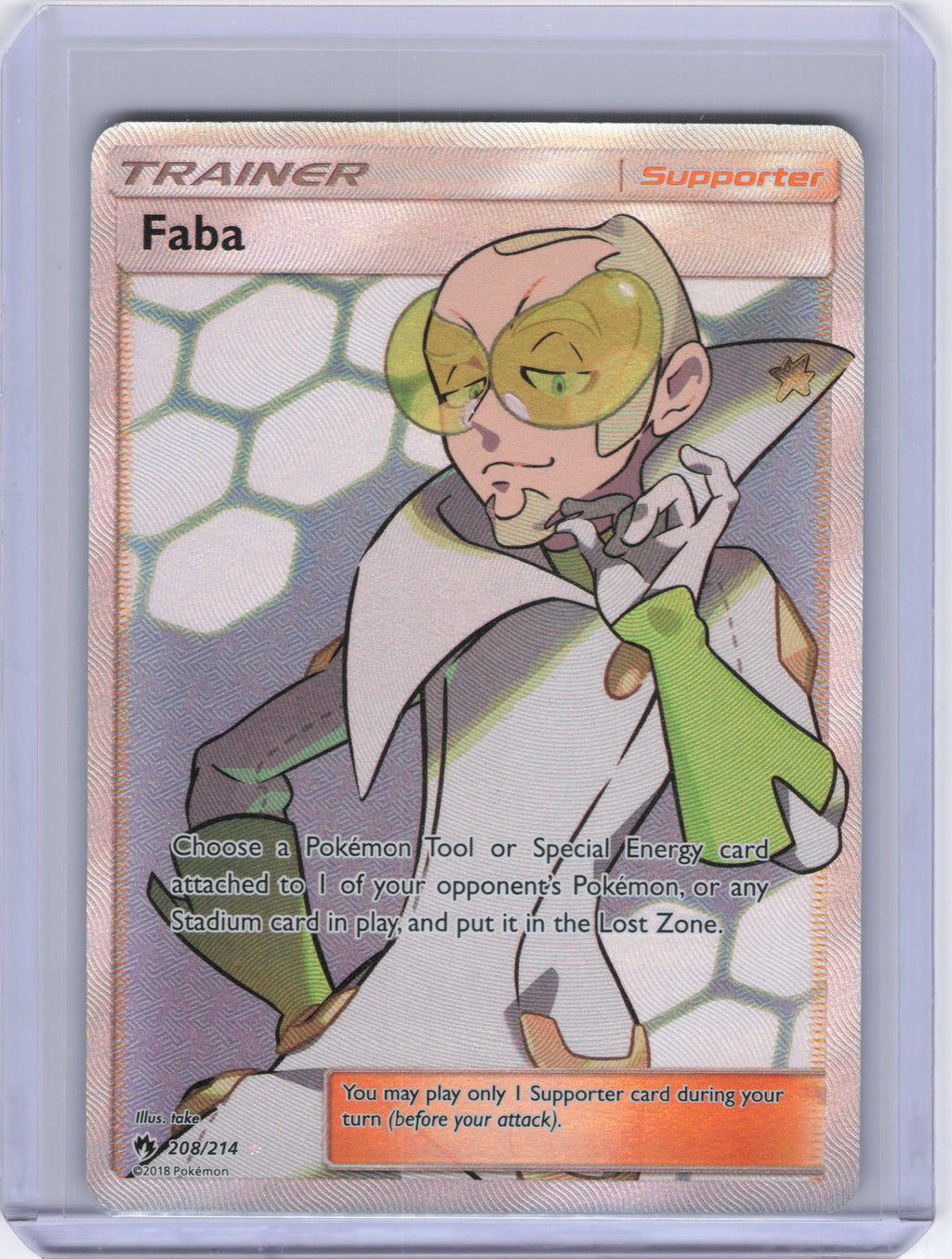 Faba (Full Art) - SM - Lost Thunder (SM8)
