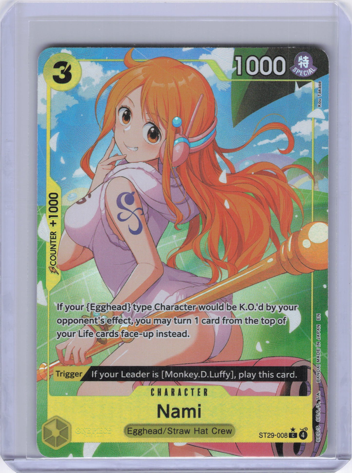 Nami (Full Art) - Starter Deck 29: Egghead (ST-29)
