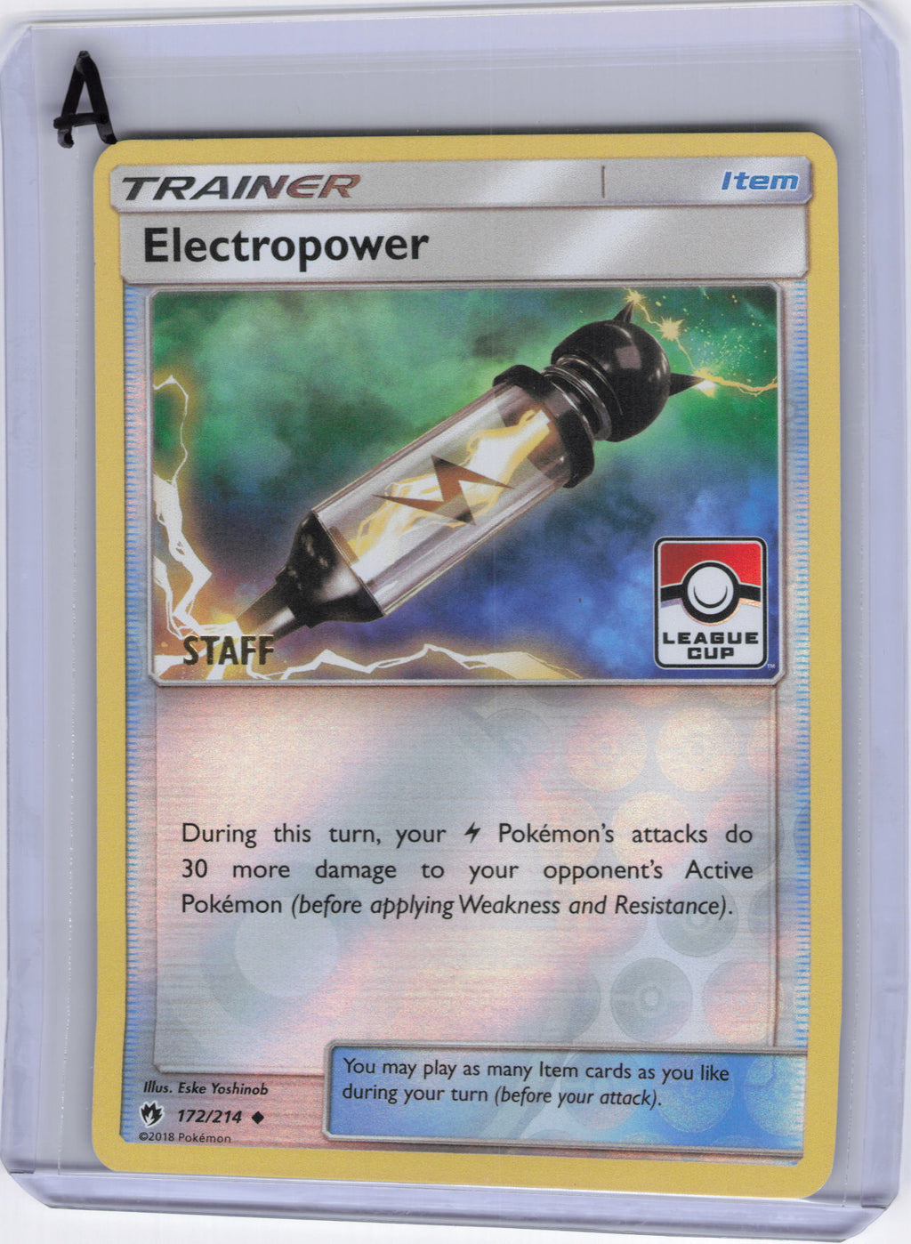 Electropower - 172/214 (League Cup) [Staff] - League & Championship Cards (PR)
