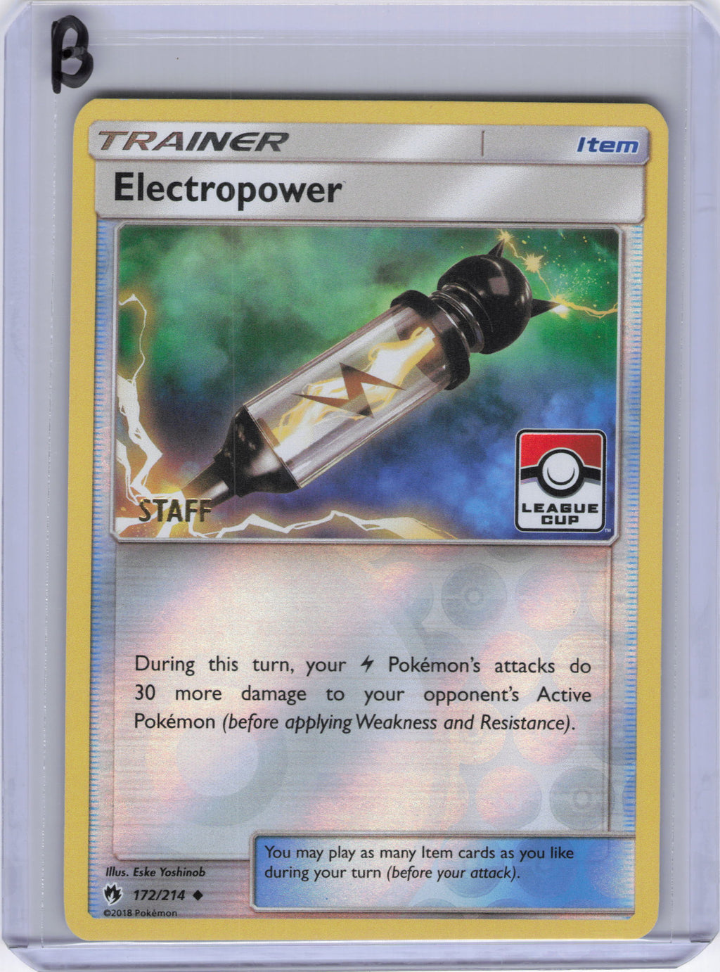 Electropower - 172/214 (League Cup) [Staff] - League & Championship Cards (PR)