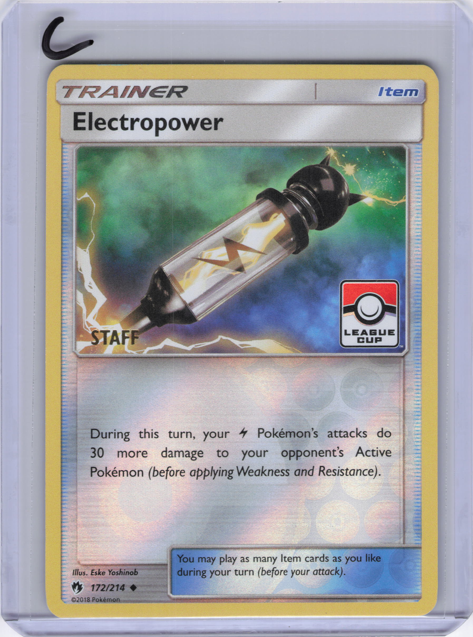 Electropower - 172/214 (League Cup) [Staff] - League & Championship Cards (PR)