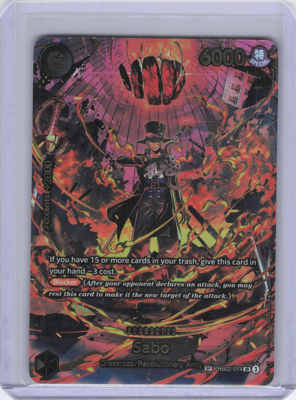 Sabo (PRB02-014) (SP) - Adventure on Kami's Island (OP15-EB04)