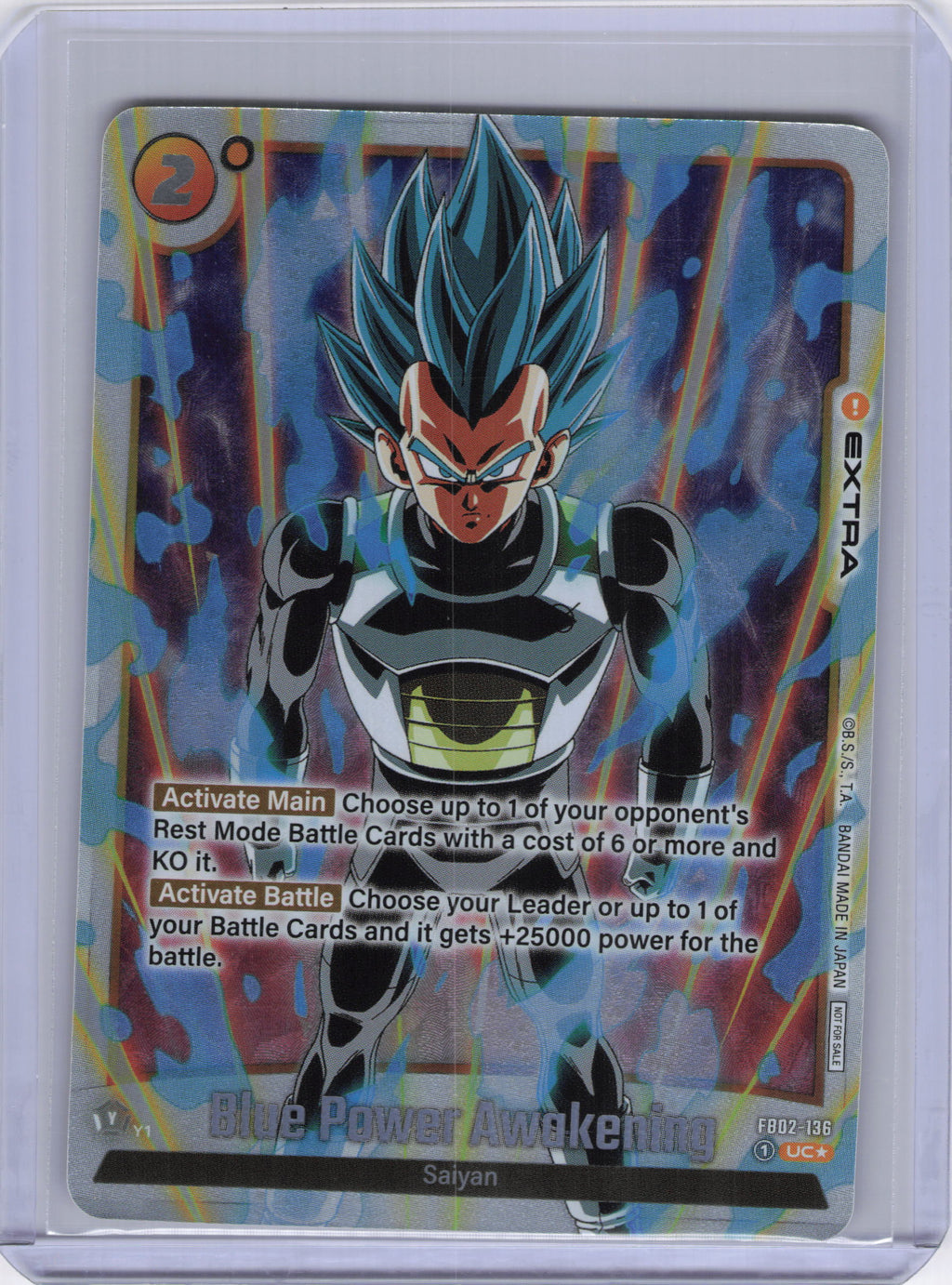 Blue Power Awakening - FB02-136 (Tournament Pack -Winner- 02) - Tournament and Championship Promos (DBSFW_TPR)
