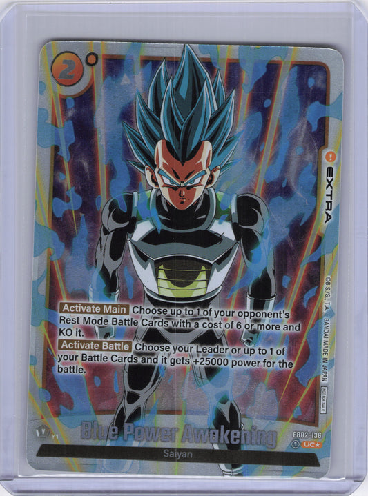 Blue Power Awakening - FB02-136 (Tournament Pack -Winner- 02) - Tournament and Championship Promos (DBSFW_TPR)