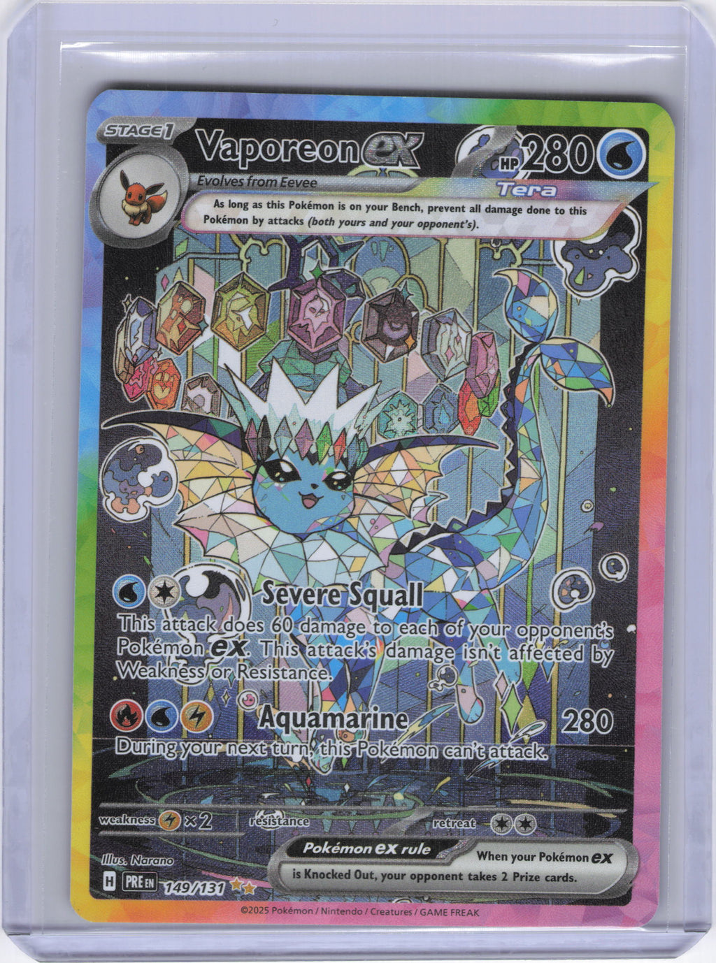 Vaporeon ex - 149/131 - SV: Prismatic Evolutions (PRE)