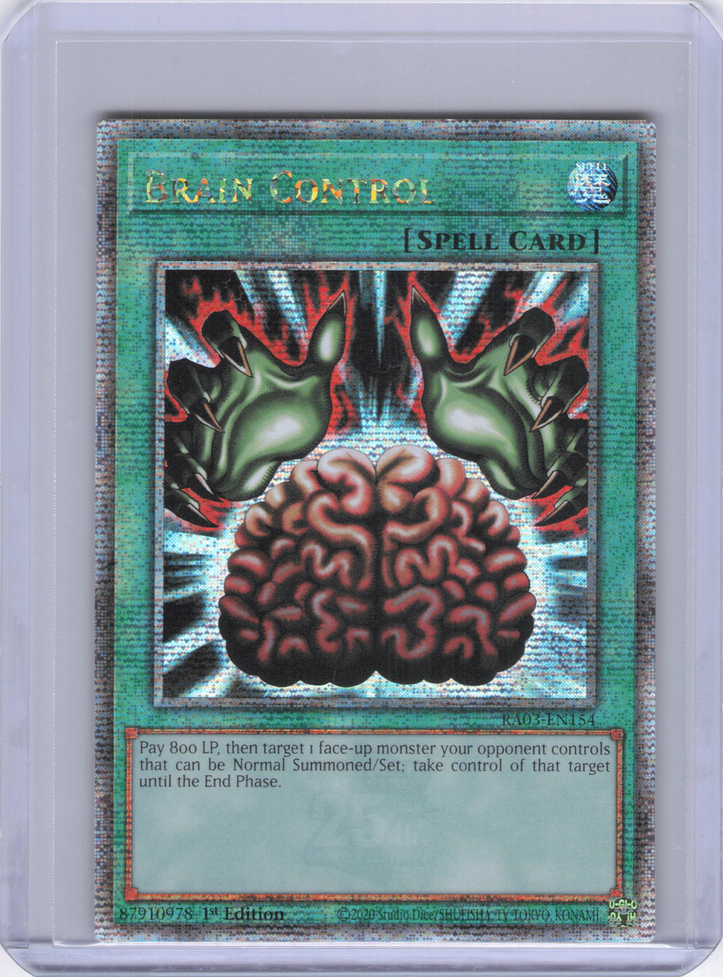 Brain Control (Quarter Century Secret Rare) - Quarter Century Bonanza (RA03)
