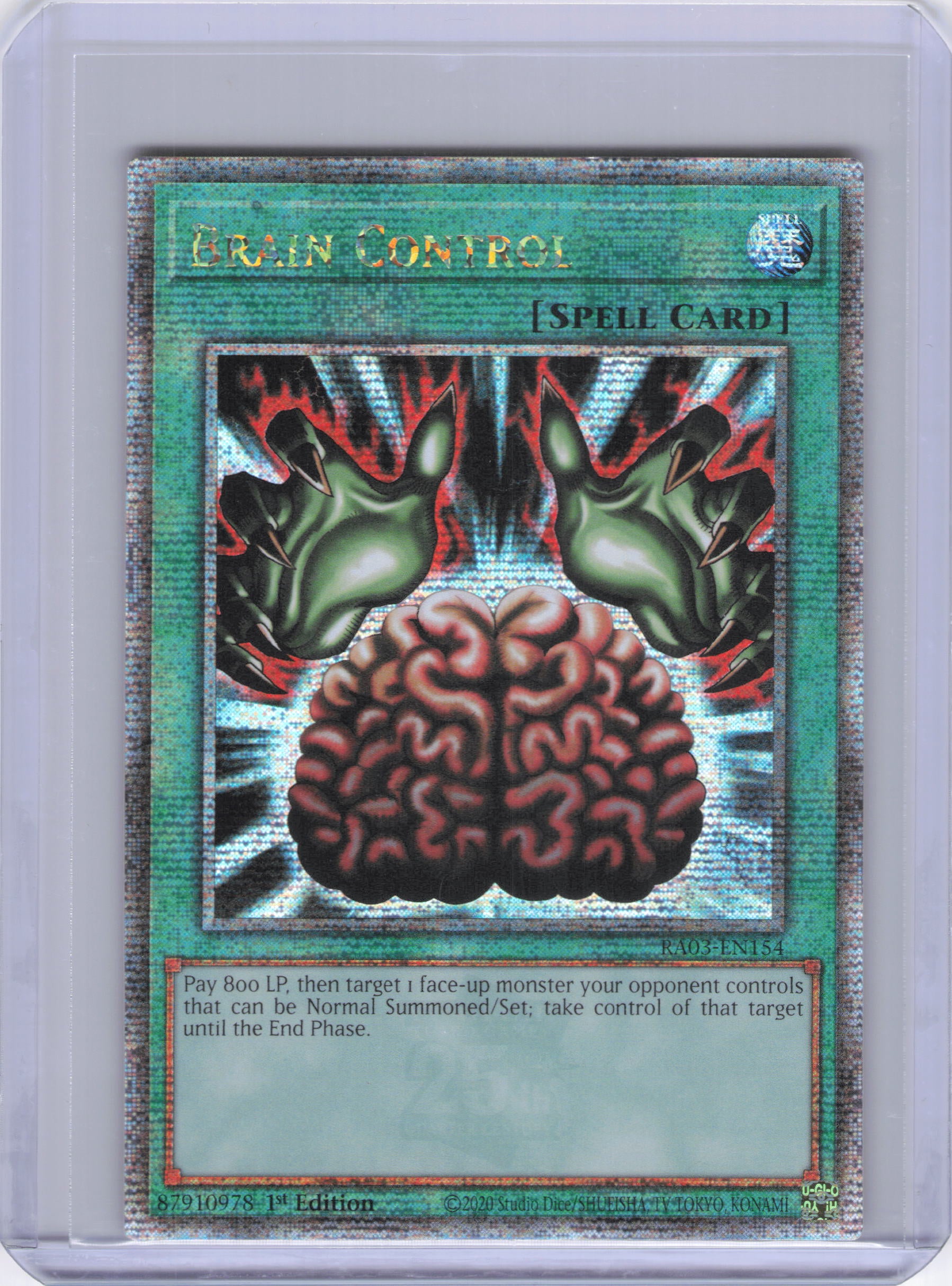 Brain Control (Quarter Century Secret Rare) - Quarter Century Bonanza (RA03)