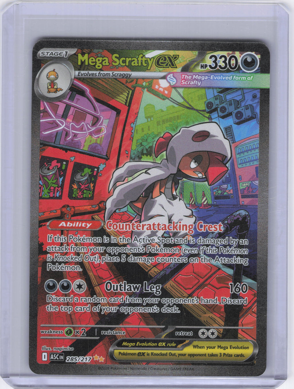Mega Scrafty ex - 285/217 - ME: Ascended Heroes (ASC)