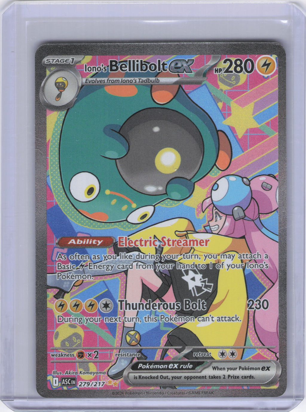 Iono's Bellibolt ex - 279/217 - ME: Ascended Heroes (ASC)