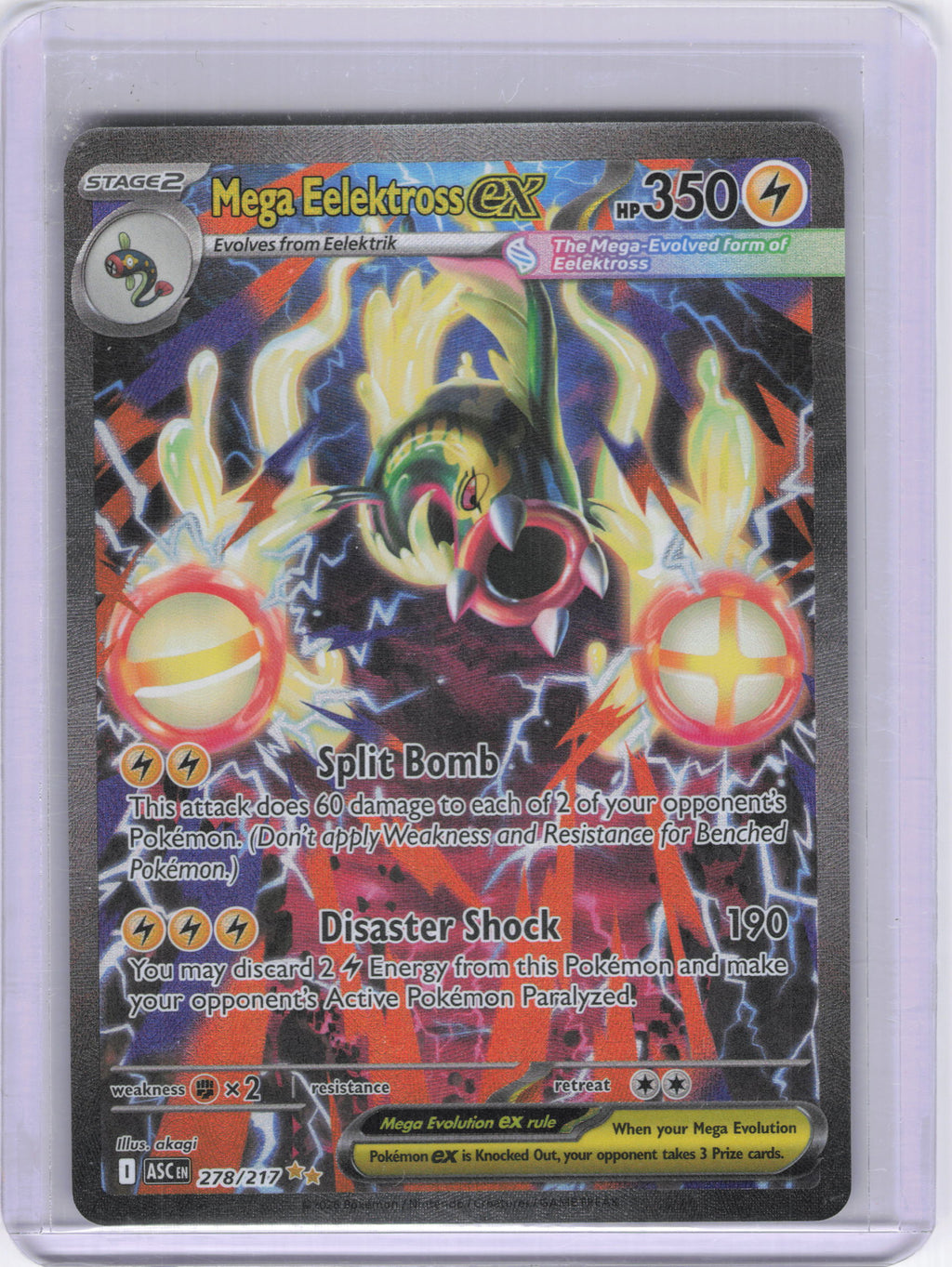 Mega Eelektross ex - 278/217 - ME: Ascended Heroes (ASC)