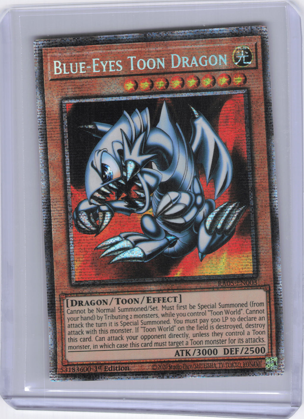 Blue-Eyes Toon Dragon - Rarity Collection 5 (RA05)