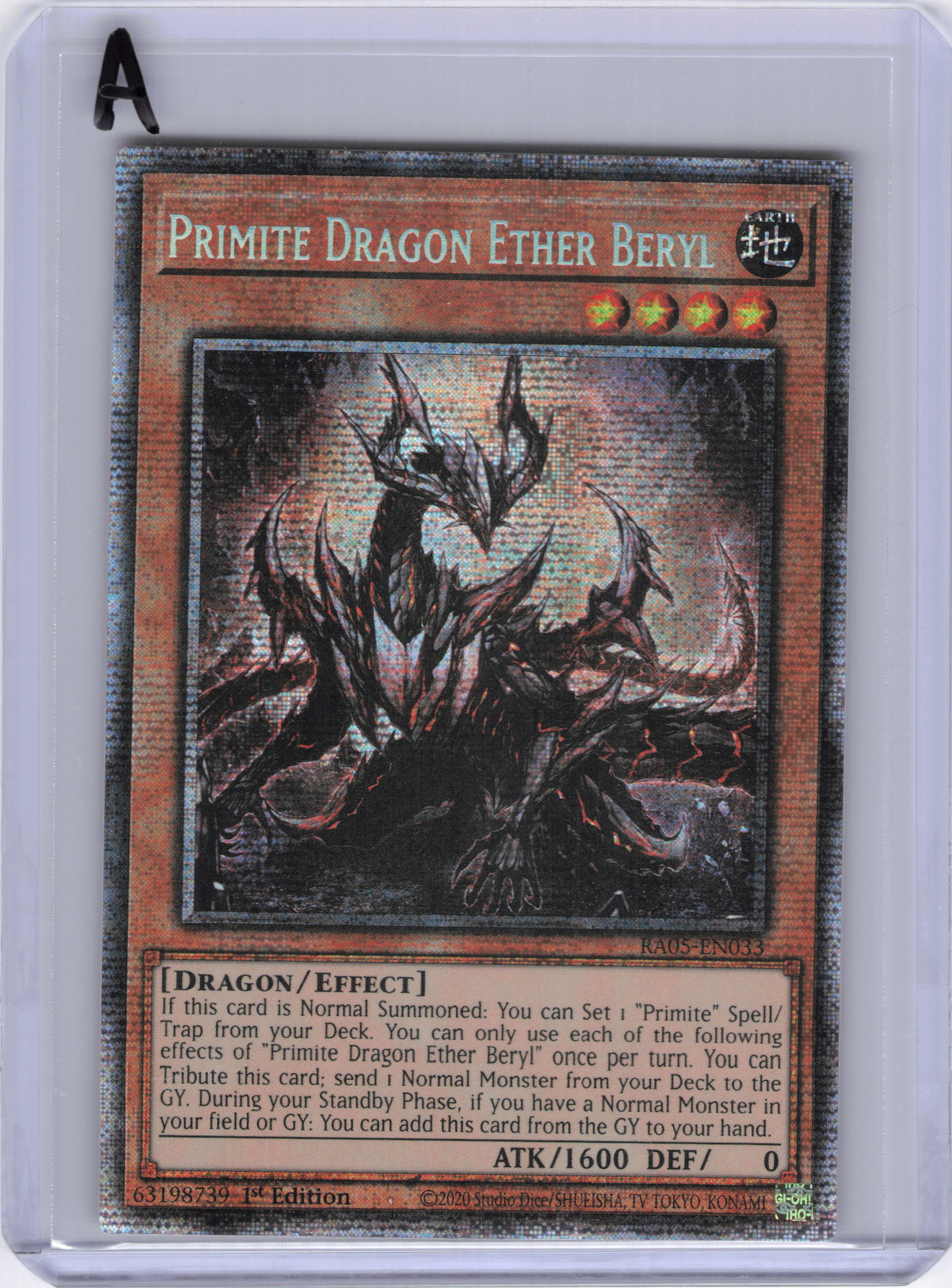 Primite Dragon Ether Beryl (Starlight Rare) - Rarity Collection 5 (RA05)
