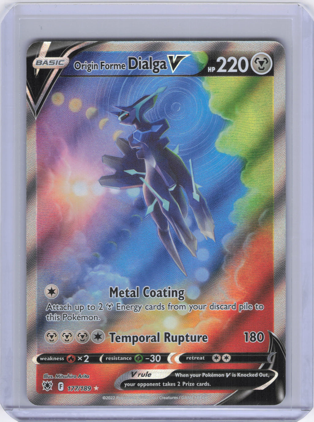 Origin Forme Dialga V (Alternate Full Art) - SWSH10: Astral Radiance (SWSH10)