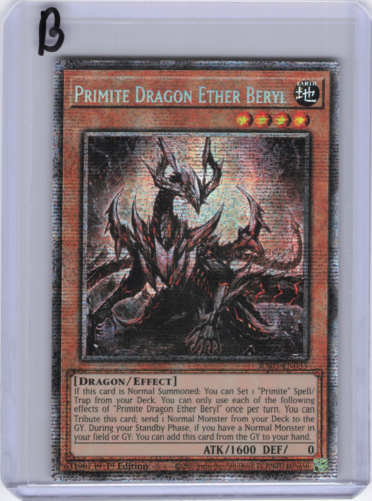 Primite Dragon Ether Beryl (Starlight Rare) - Rarity Collection 5 (RA05)