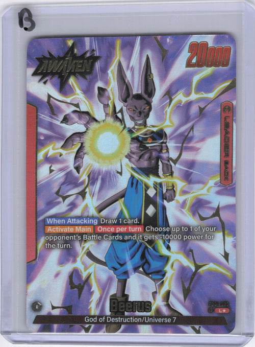 Beerus - FB01-002 (Alternate Art) - Awakened Pulse (FB01)